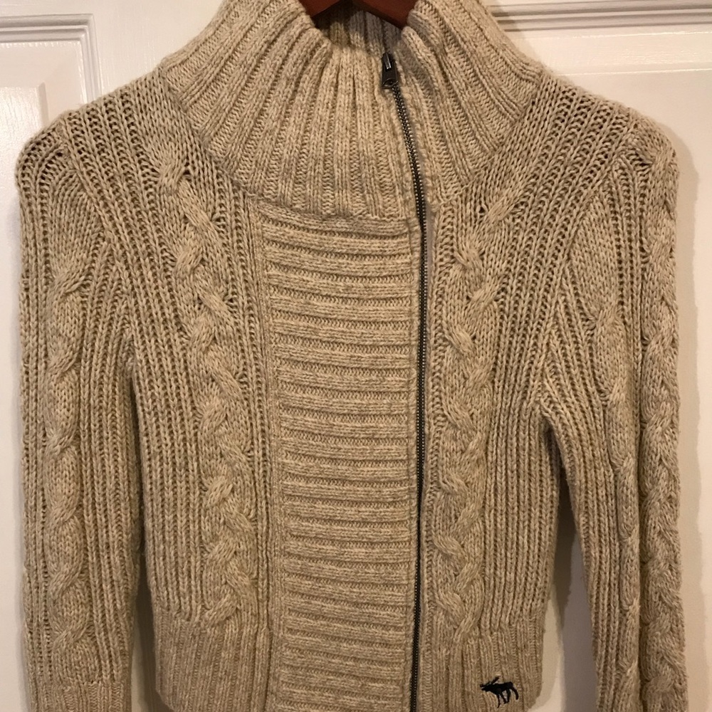 Tan A&F Sweater